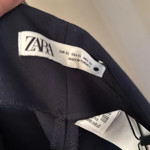 Zara CULOTTES size extra large in navy - Picture 5 of 7